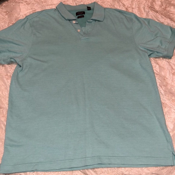 Arrow Other - MEN - Blue Stripe Polo - Size Large